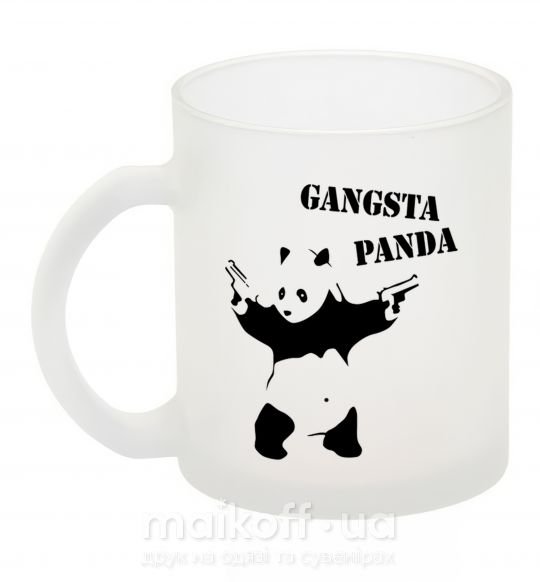 Чашка стеклянная GANGSTA PANDA Фроузен фото