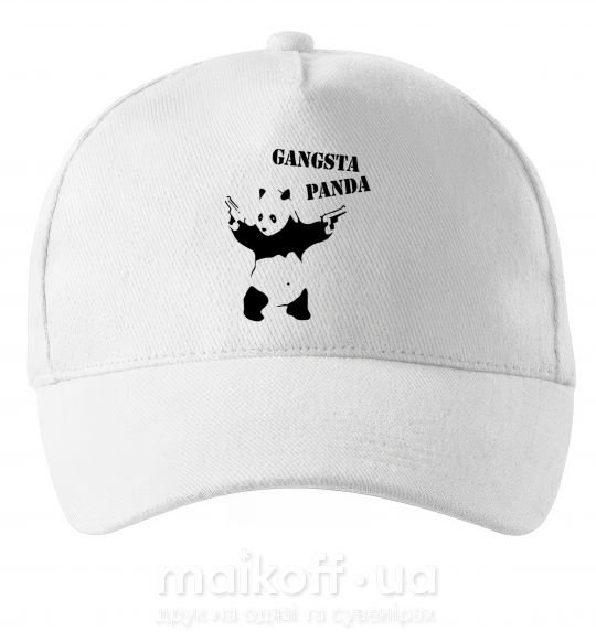 Кепка GANGSTA PANDA Білий фото