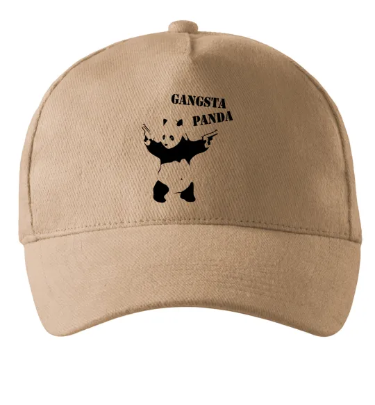 Кепка GANGSTA PANDA Пісочний фото