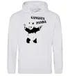 Жіноча толстовка (худі) GANGSTA PANDA Сірий меланж фото