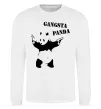Свитшот GANGSTA PANDA Белый фото