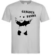 Мужская футболка GANGSTA PANDA Серый фото