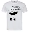 Мужская футболка GANGSTA PANDA Белый фото