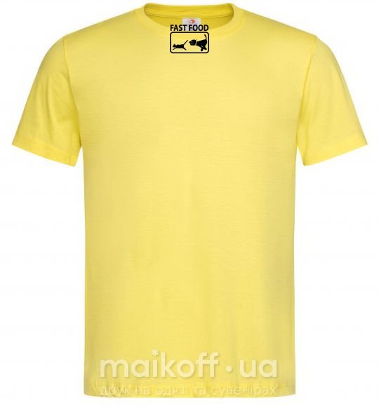 Чоловіча футболка FAST FOOD Лимонний фото