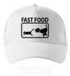 Кепка FAST FOOD Белый фото