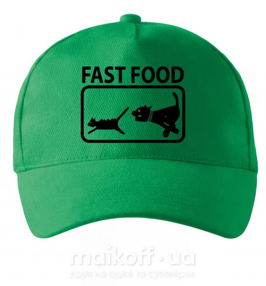 Кепка FAST FOOD Зеленый фото