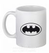 Чашка керамічна BATMAN логотип Білий фото