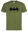 Чоловіча футболка BATMAN логотип Оливковий Чоловіча футболка BATMAN логотип Оливковий фото