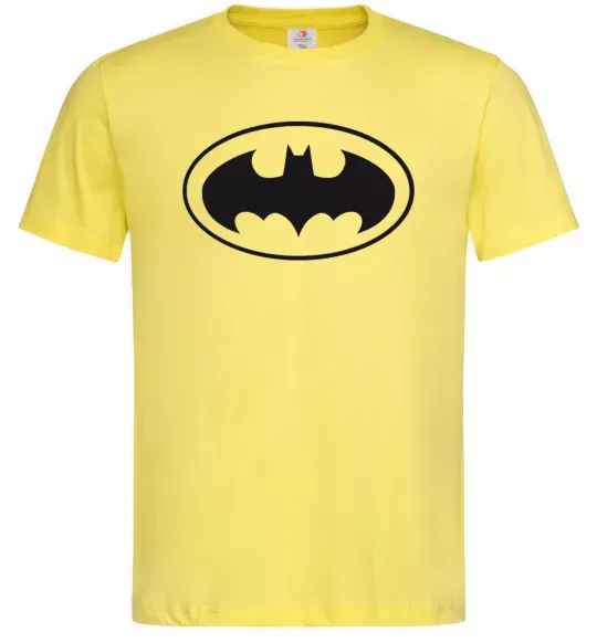 Чоловіча футболка BATMAN логотип Лимонний фото
