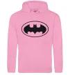 Мужская толстовка (худи) BATMAN логотип Розовый фото