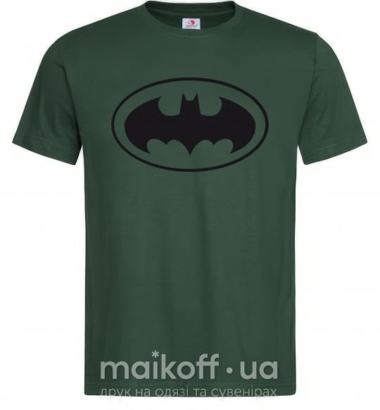 Мужская футболка BATMAN логотип Темно-зеленый фото