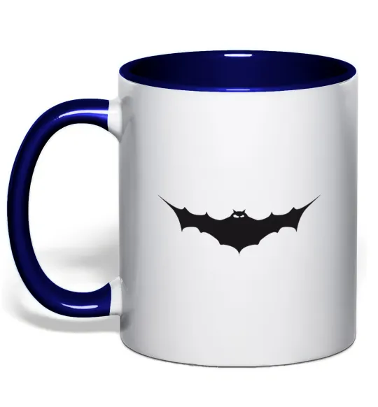 Чашка с цветной ручкой BAT Глубокий темно-синий фото