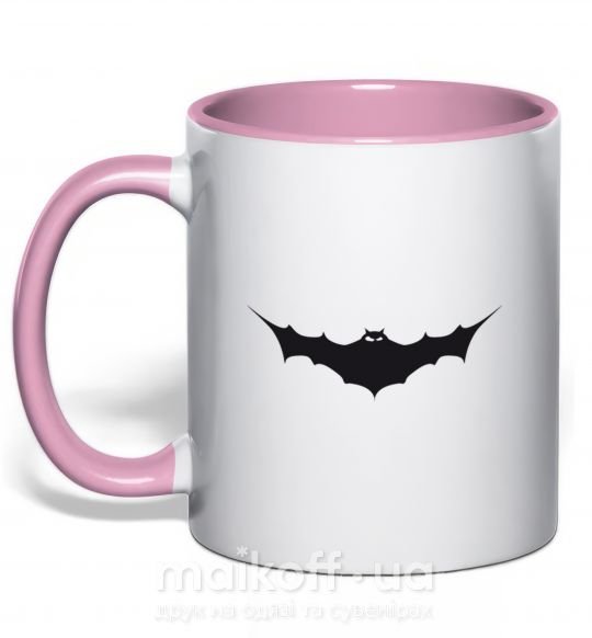 Чашка с цветной ручкой BAT Нежно розовый фото