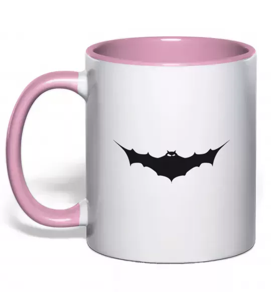 Чашка с цветной ручкой BAT Нежно розовый фото