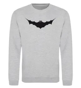 Світшот BAT Сірий меланж фото