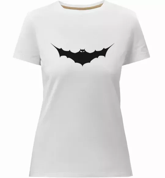 Женская премиум футболка BAT Белый фото