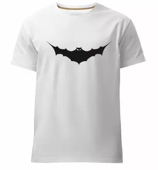 Чоловіча преміум футболка BAT Білий фото