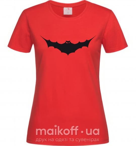 Женская футболка BAT Красный фото