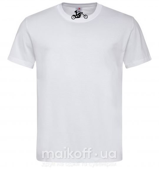 Чоловіча футболка MOTOWOMAN Білий фото