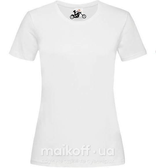 Жіноча футболка MOTOWOMAN Білий фото