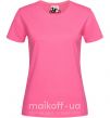 Жіноча футболка MOTOWOMAN Яскраво-рожевий фото