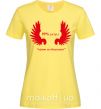 Жіноча футболка 99% янгол (ніхто не ідеальний) Лимонний фото