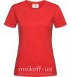Женская футболка 99% АНГЕЛ (НИКТО НЕ ИДЕАЛЕН) Красный фото