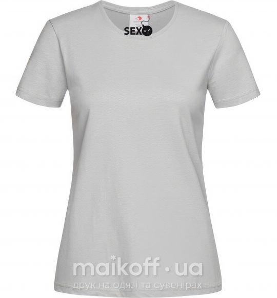 Жіноча футболка SEXBOMB Сірий фото