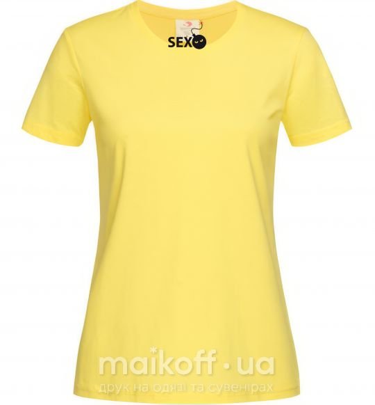 Жіноча футболка SEXBOMB Лимонний фото