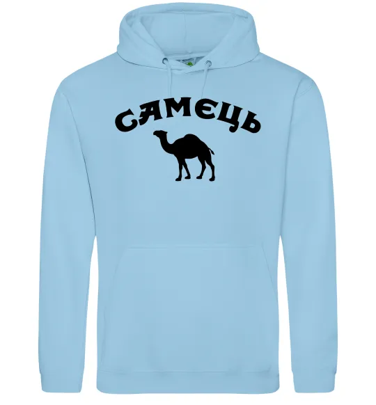 Чоловіча толстовка (худі) Самець Блакитний фото