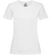 Жіноча футболка НЕЖНО Білий фото