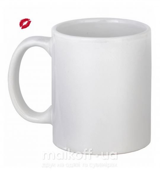 Чашка керамічна ГУБЫ Білий фото