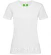 Женская футболка БЕЗ ГМО грудь Белый фото