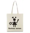 Еко-сумка BUSINESS WOMAN Бежевий Еко-сумка BUSINESS WOMAN Бежевий фото