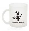 Чашка скляна BUSINESS WOMAN Фроузен фото