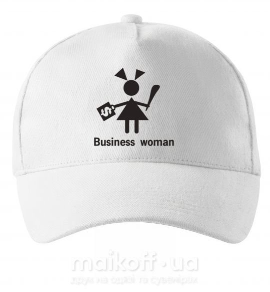 Кепка BUSINESS WOMAN Білий фото