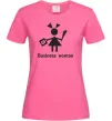 Жіноча футболка BUSINESS WOMAN Яскраво-рожевий фото