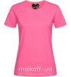 Жіноча футболка ЗАНЯТО Яскраво-рожевий фото