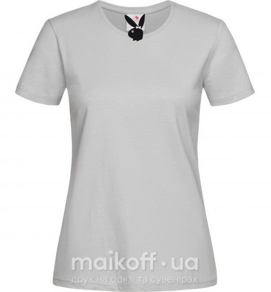 Жіноча футболка PLAYGIRL Сірий фото