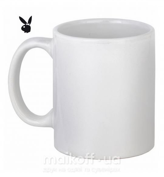 Чашка керамическая PLAYGIRL Белый фото