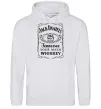 Мужская толстовка (худи) JACK DANIEL'S black Серый меланж Мужская толстовка (худи) JACK DANIEL'S black Серый меланж фото