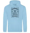 Мужская толстовка (худи) JACK DANIEL'S black Голубой фото