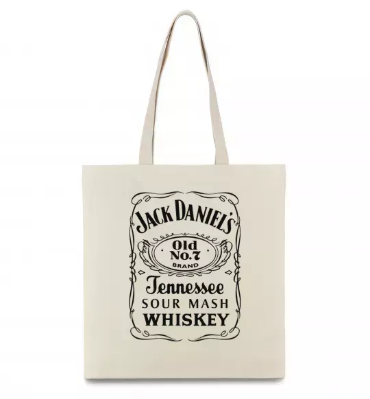 Еко-сумка JACK DANIEL'S black Бежевий фото