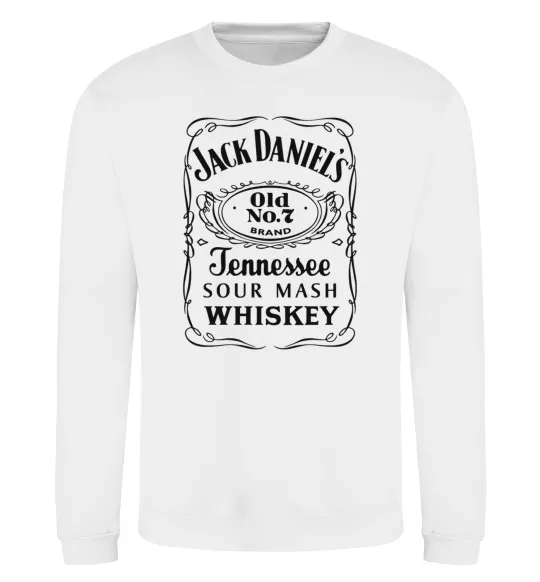 Свитшот JACK DANIEL'S black Белый фото