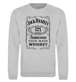 Світшот JACK DANIEL'S black Сірий меланж фото