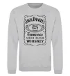 Свитшот JACK DANIEL'S black Серый меланж фото