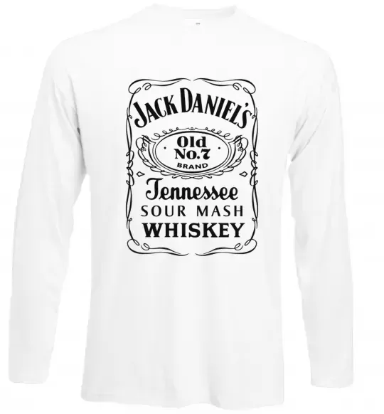 Лонгслів JACK DANIEL'S black Білий фото