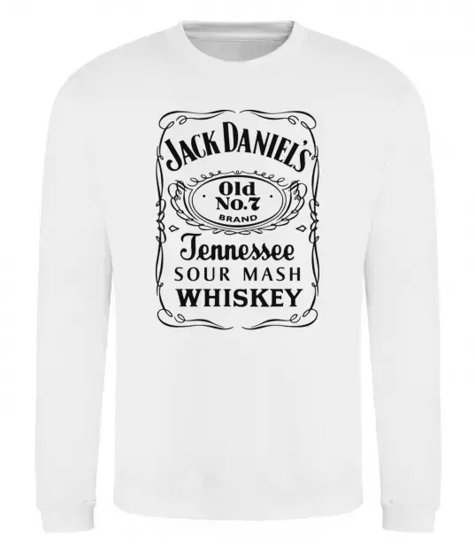 Світшот JACK DANIEL'S black Білий фото