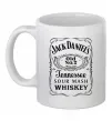 Чашка керамічна JACK DANIEL'S black Білий фото