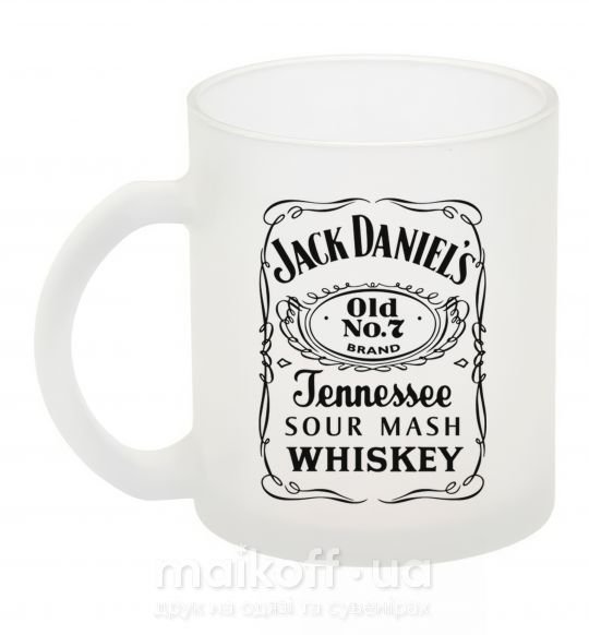 Чашка скляна JACK DANIEL'S black Фроузен фото